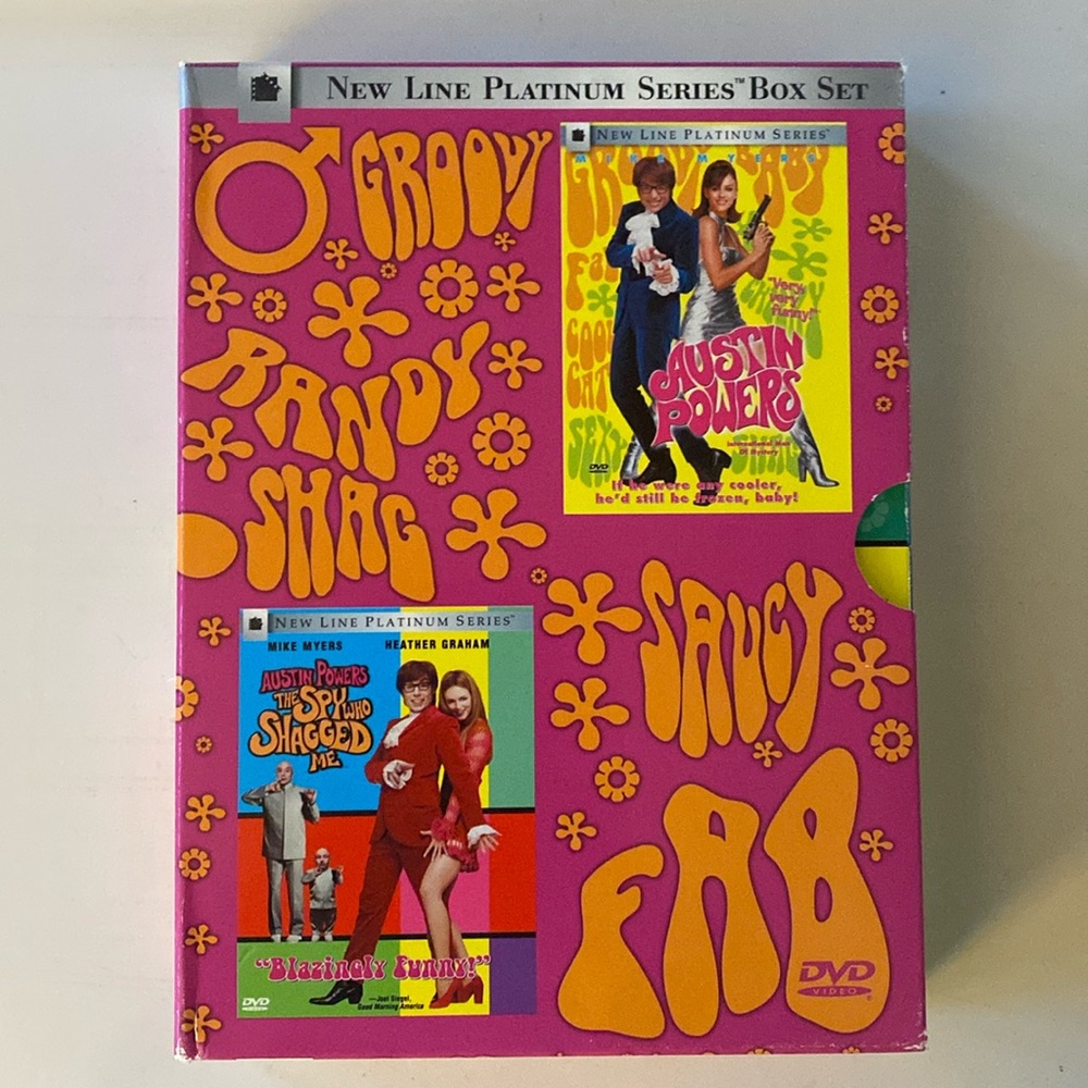 Austin Powers Platinum Series Box Set DVD - 1997 and 1999 Movies